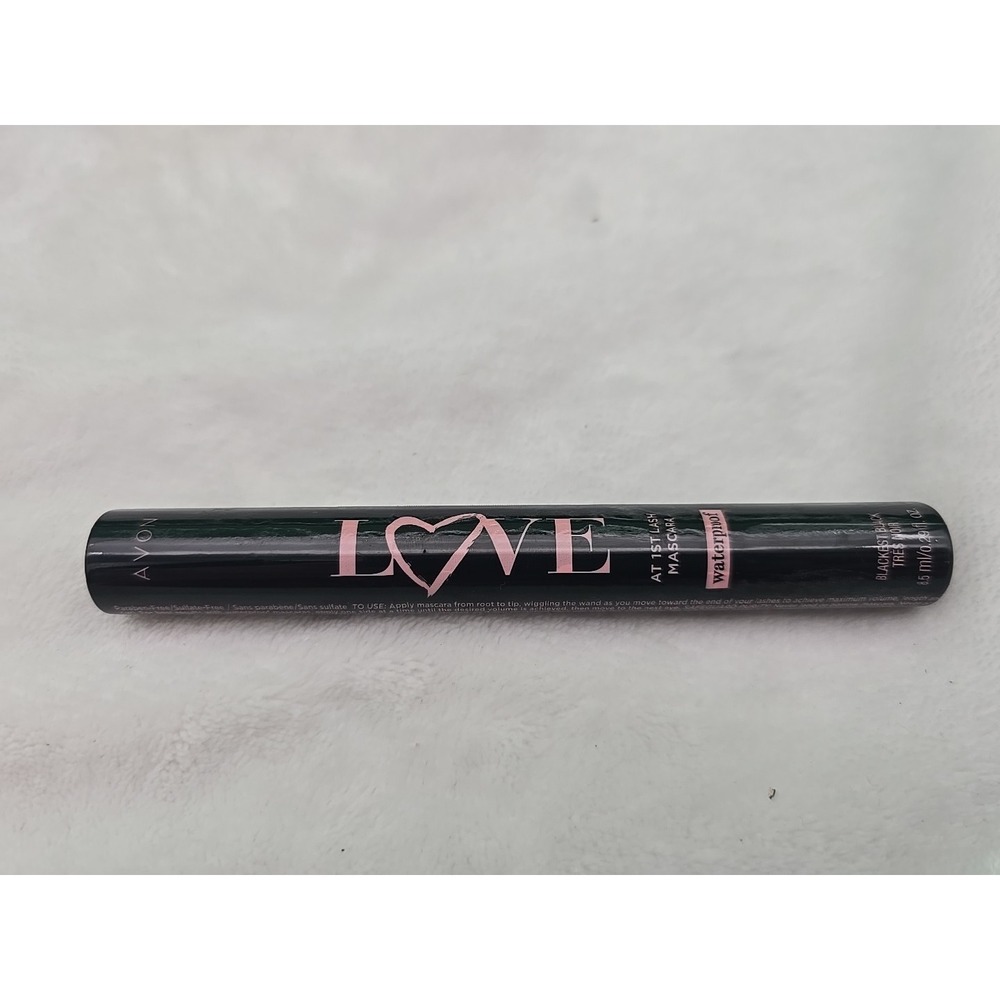 AVON LOVE AT FIRST LASH WATERPROOF MASCARA BLACK BRAND NEW SEALED!